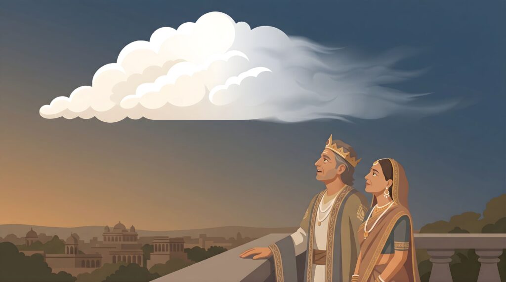 nandivardhan looks at the cloud